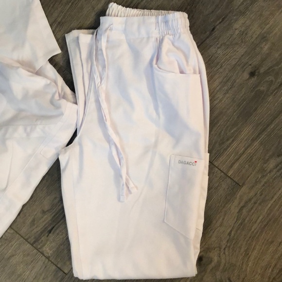 White Scrub Set - Picture 3 of 3